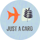 just a card logo