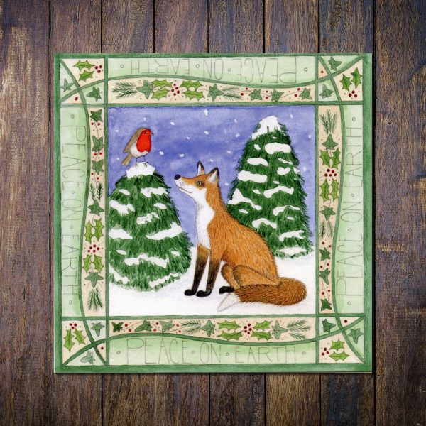 Fox & Robin Christmas Card