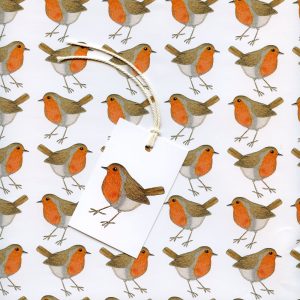 robin gift wrap wrapping paper