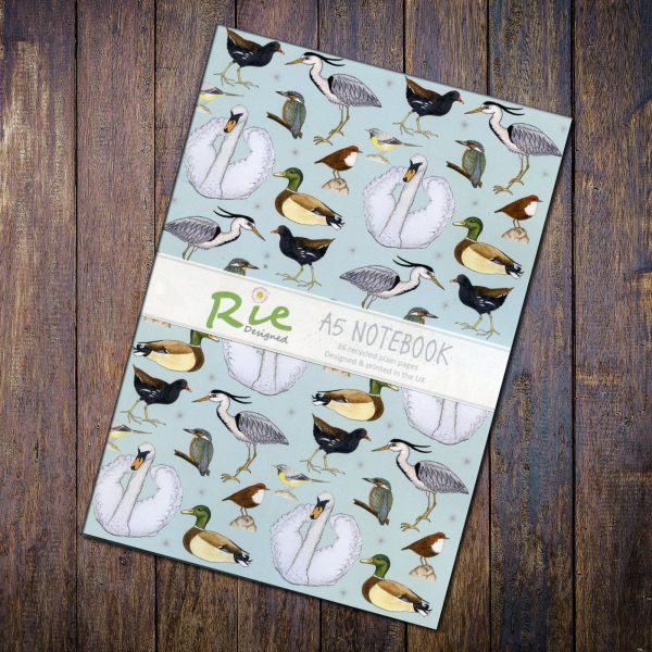 Waterbirds-A5-recycled-notebook