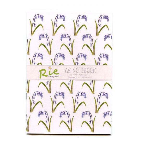 bluebell a5 recycled notebook