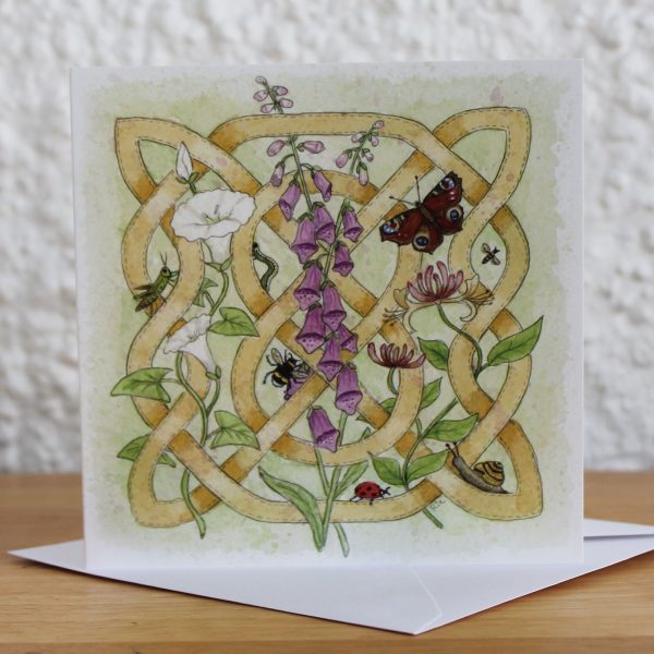 Celtic Flora Hedgerow Greetings Card