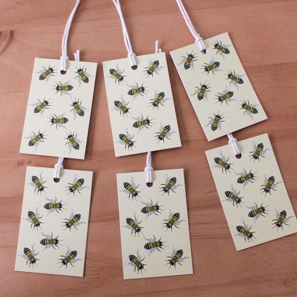 honey bee gift tags