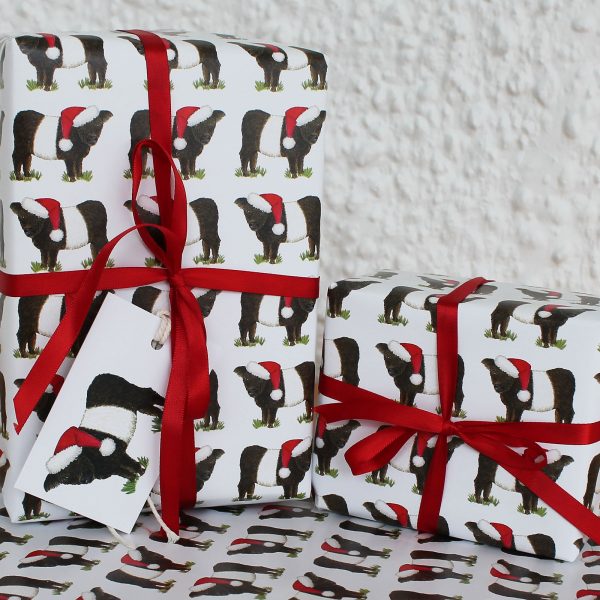 Christmas Beltie Gift Wrap