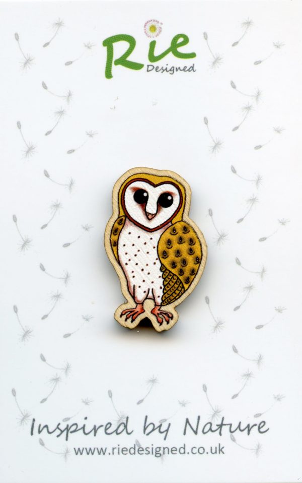 Barn Owl brooch
