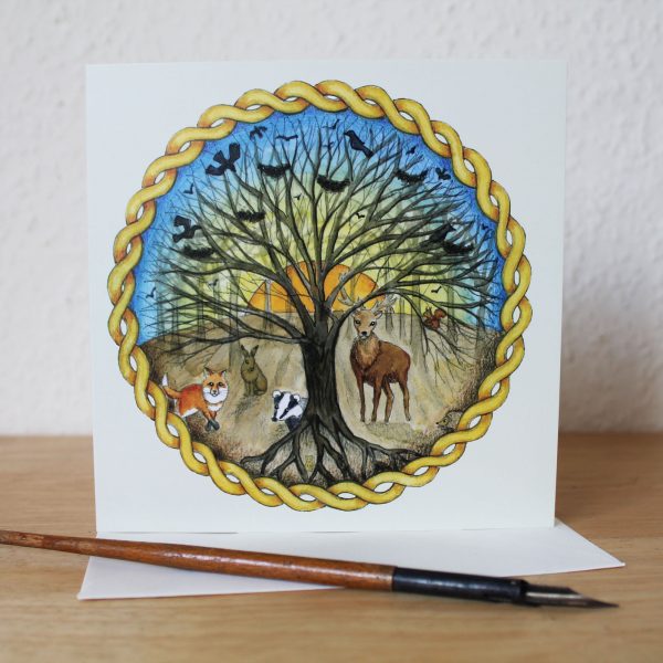 Celtic Forest Greetings Card
