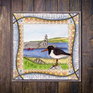 Oystercatcher Port Logan Greetings Card