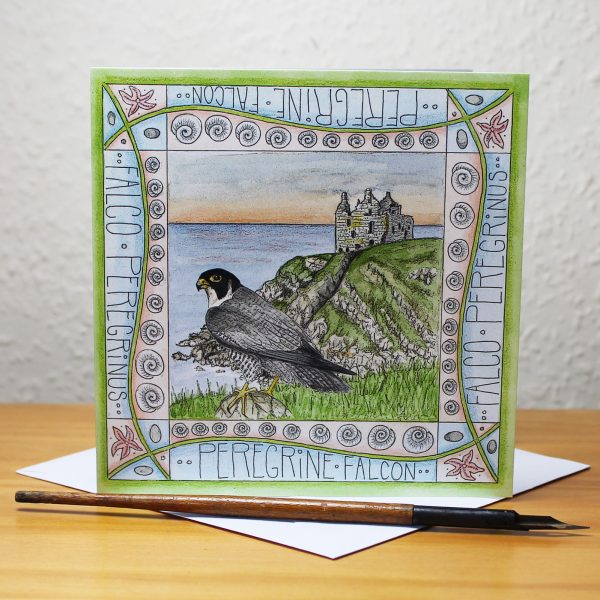Peregrine Dunskey Castle Greetings Card