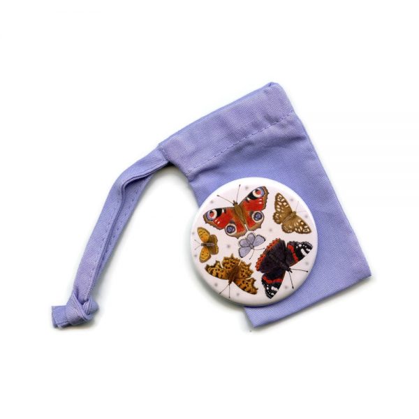 british butterflies pocket mirror 1