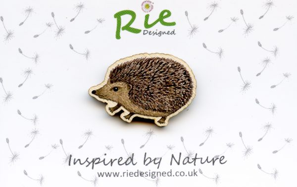 hedgehog brooch