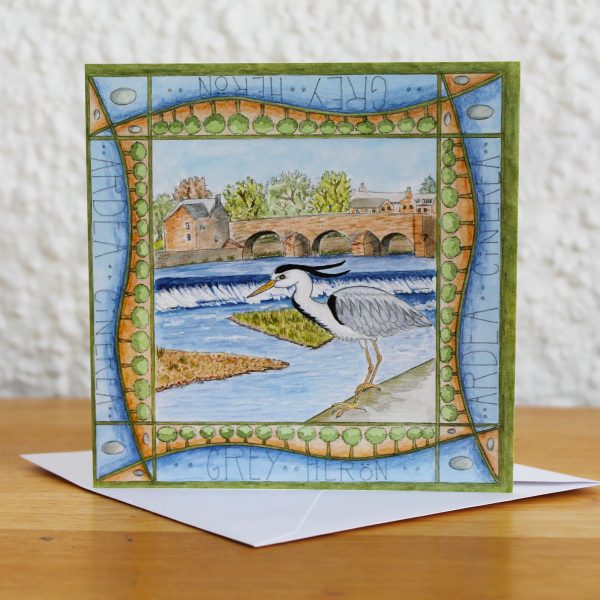 heron dumfries greetings card