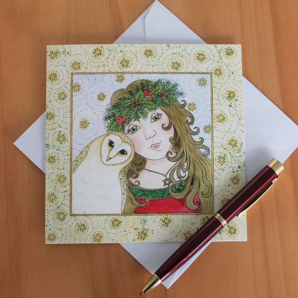 yule maiden christmas card
