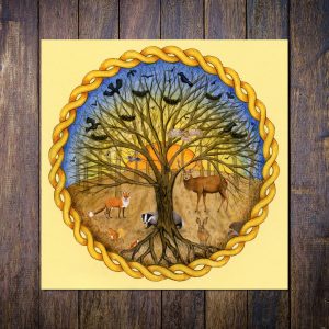 Celtic Forest Greetings Card