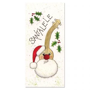 Santalele Ukulele Christmas Card