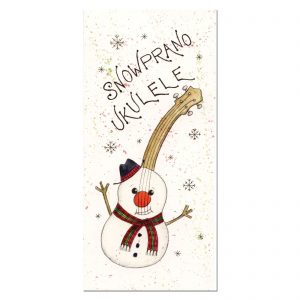 Ukulele Christmas Card