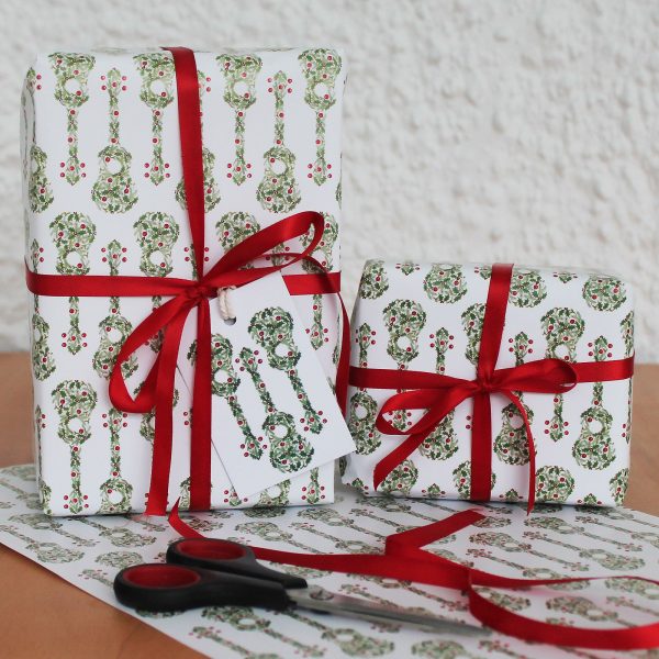 Christmas Ukulele Gift Wrap
