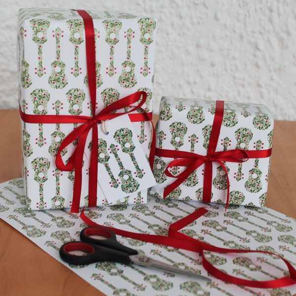 Christmas Ukulele Gift Wrap