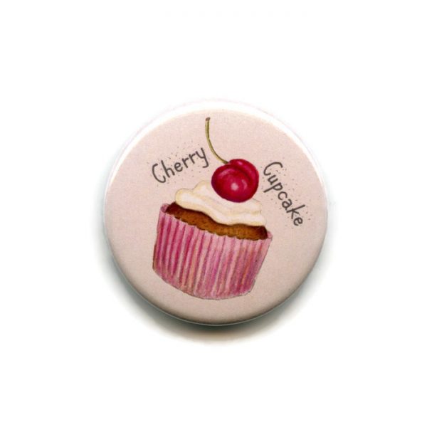 cherry cupcake magnet