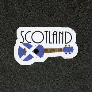 Scotland Ukulele Sticker