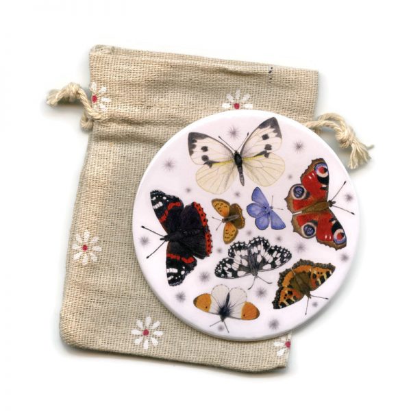 Butterflies pocket mirror