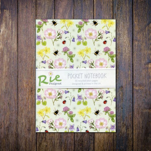 wildflowers-A6-recycled-notebook