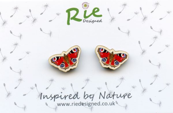 Peacock-Butterfly-Earrings