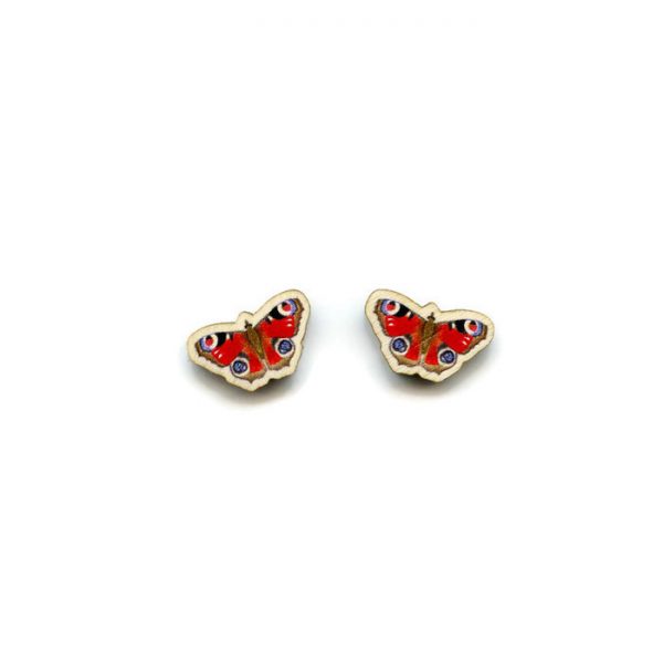 Peacock-Butterfly-Earrings