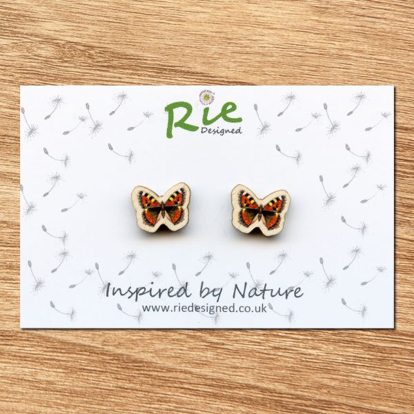 Tortoiseshell-butterfly-earrings