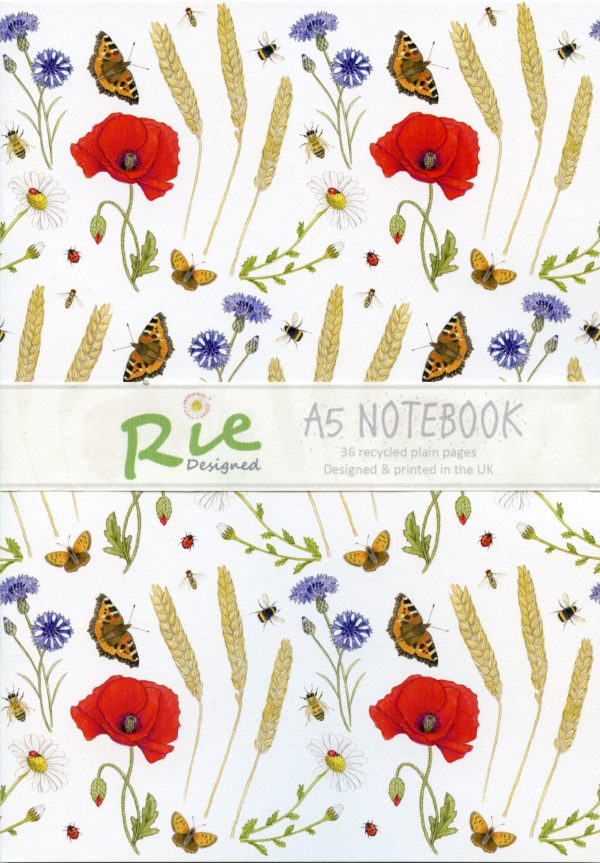 Cornfield-Wildfower-A5-recycled-notebook