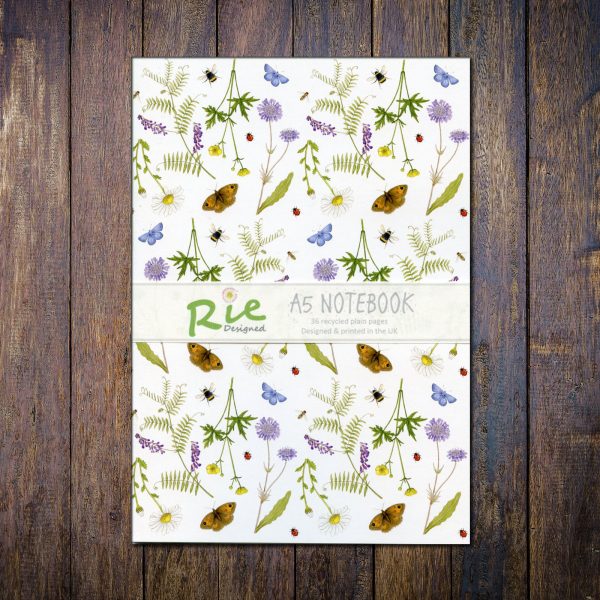 Meadow-Wildfower-A5-recycled-notebook