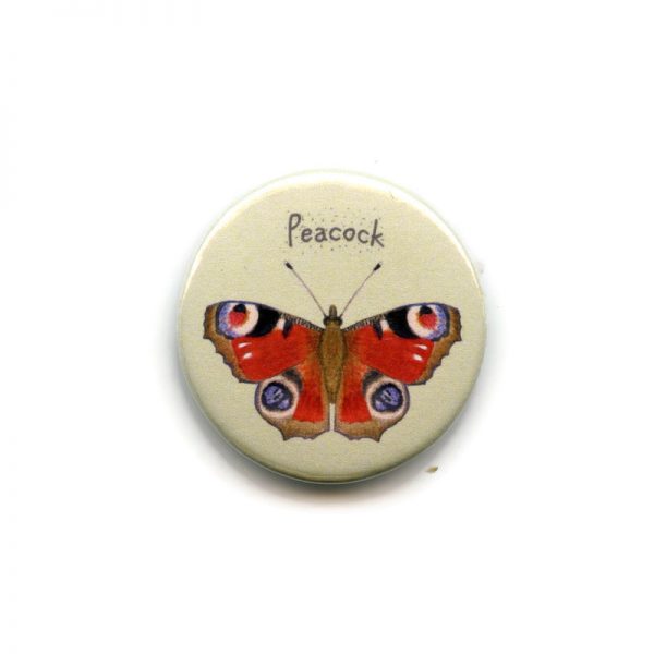 Peacock butterfly magnet
