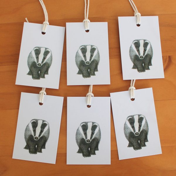 badger gift tags