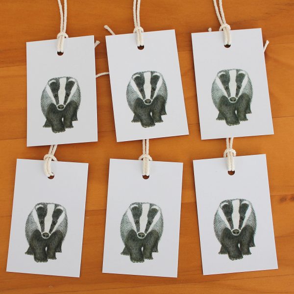 badger gift tags