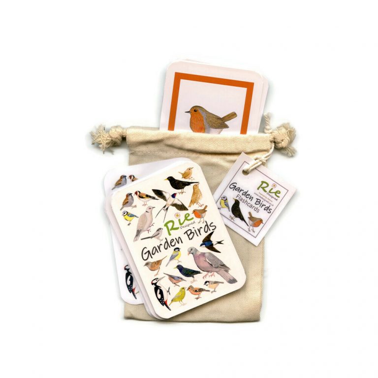 Garden Birds Flash Cards – Rie Designed