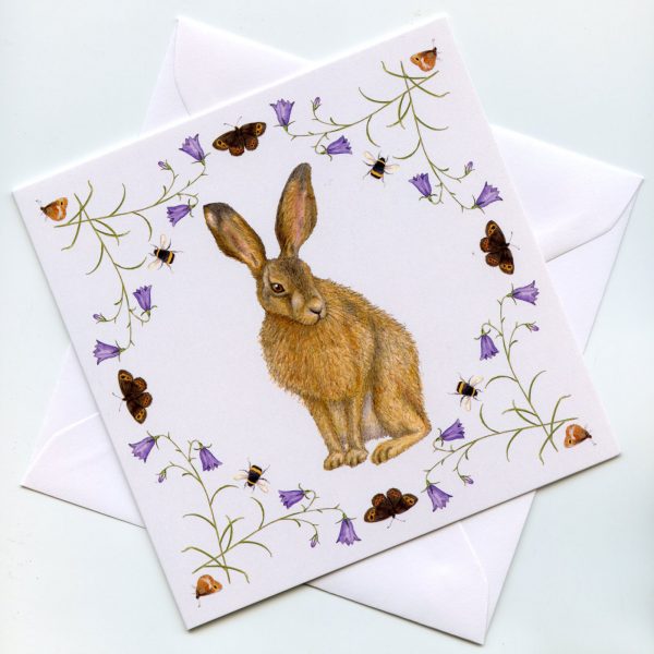 Hare-and-harebells-card
