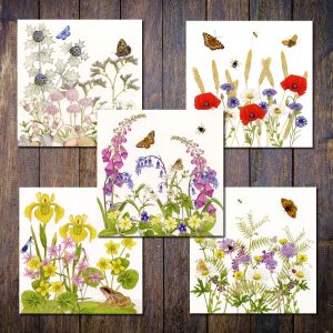 Wildflower-cards-set