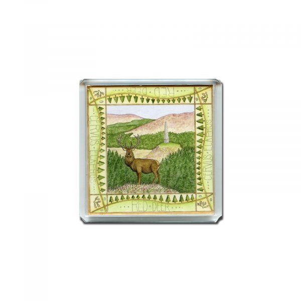 Red-Deer-Galloway-Square-magnet