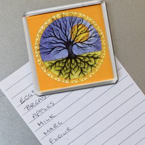Tree of Life Square magnet