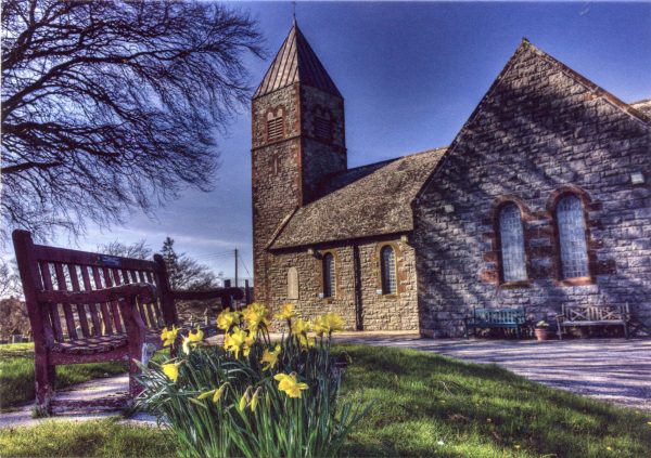 Colvend-church-photo-card