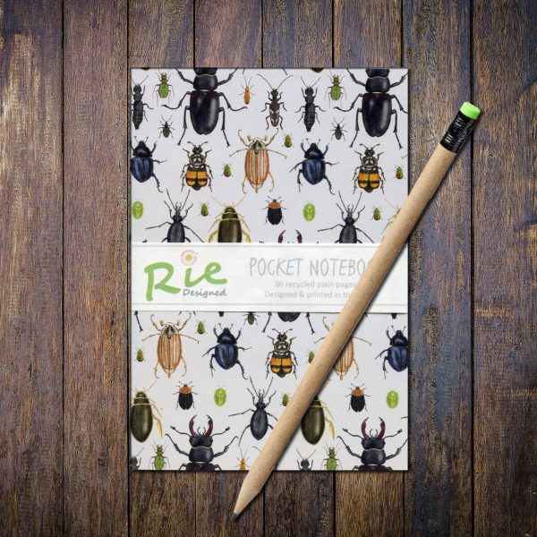 Beetles-A6 recycled notebook
