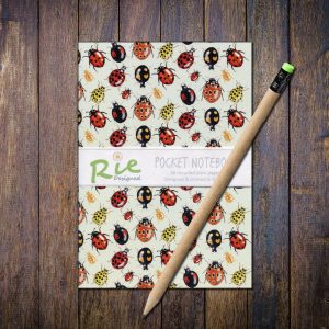 Ladybirds-A6 recycled notebook