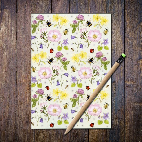 Wildflowers-A5-recycled-notebook