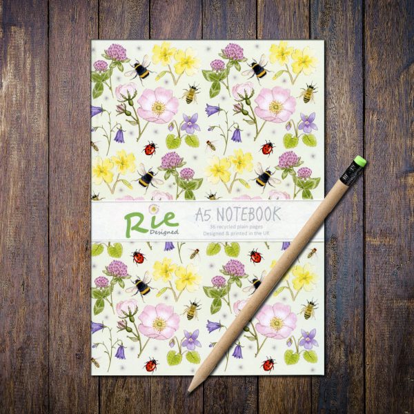 Wildflowers-A5-recycled-notebook