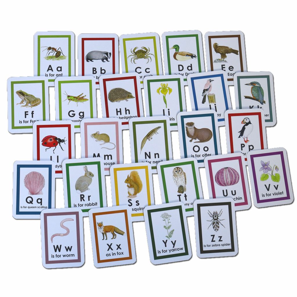 Abc Flash Cards 26 PCS Alphabet With Animal Masks, Interactive... Alphabet Mask Flash Cards