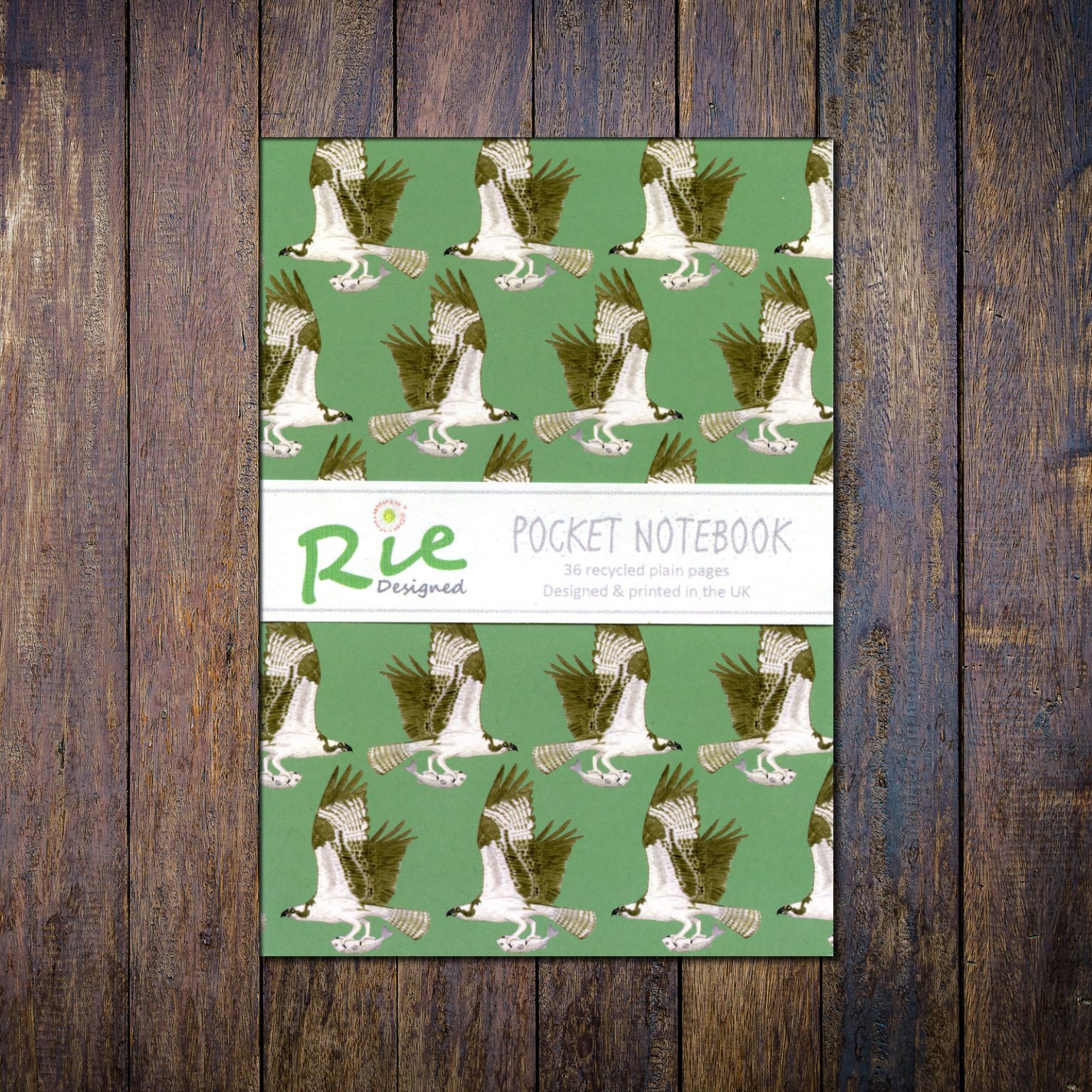 Osprey A6 Plain Paper Recycled Notebook