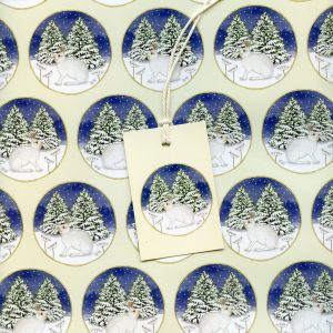 Winter-Mountain-Hare-Christmas Gift Wrap