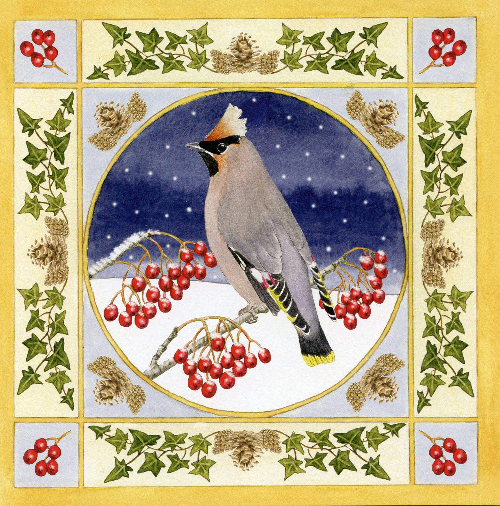 Waxwing-Christmas-Card
