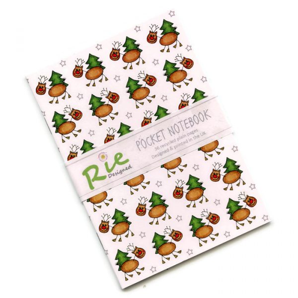 Christmas A6 Plain Paper Recycled Notebooks - Image 8
