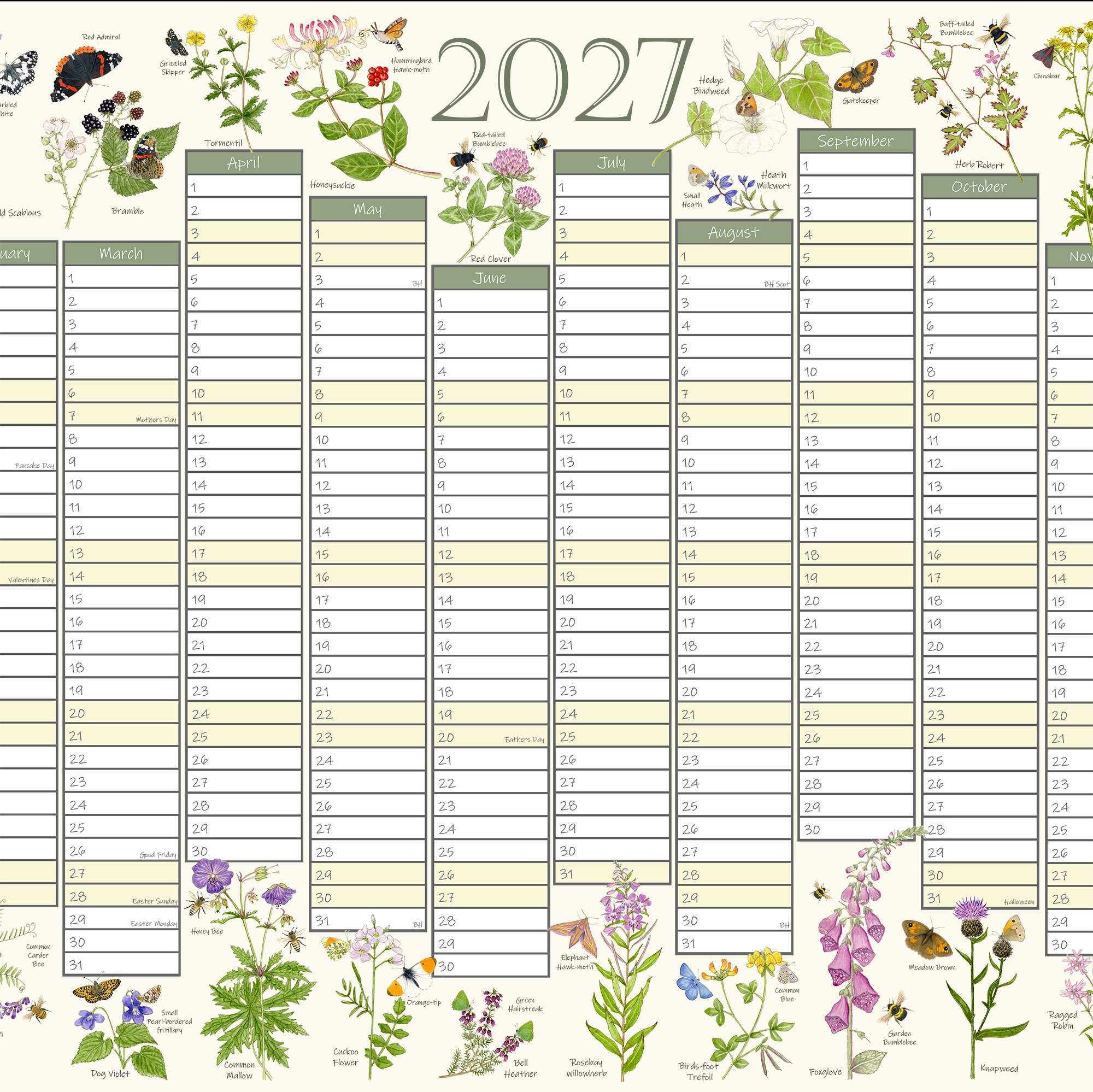 A2-Wildflower and Insect-Planner 2027
