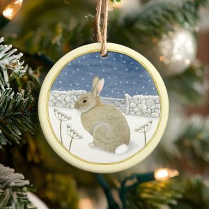 rabbit hanging christmas tree decoration